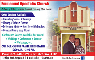 Emmanuel Apostolic Church - Banquet & Convention-Facilities & Services